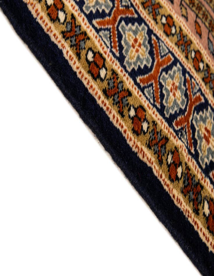Detail image of  2' 8 x 4' 3  Hand Knotted Bokhara Oriental Wool Rug