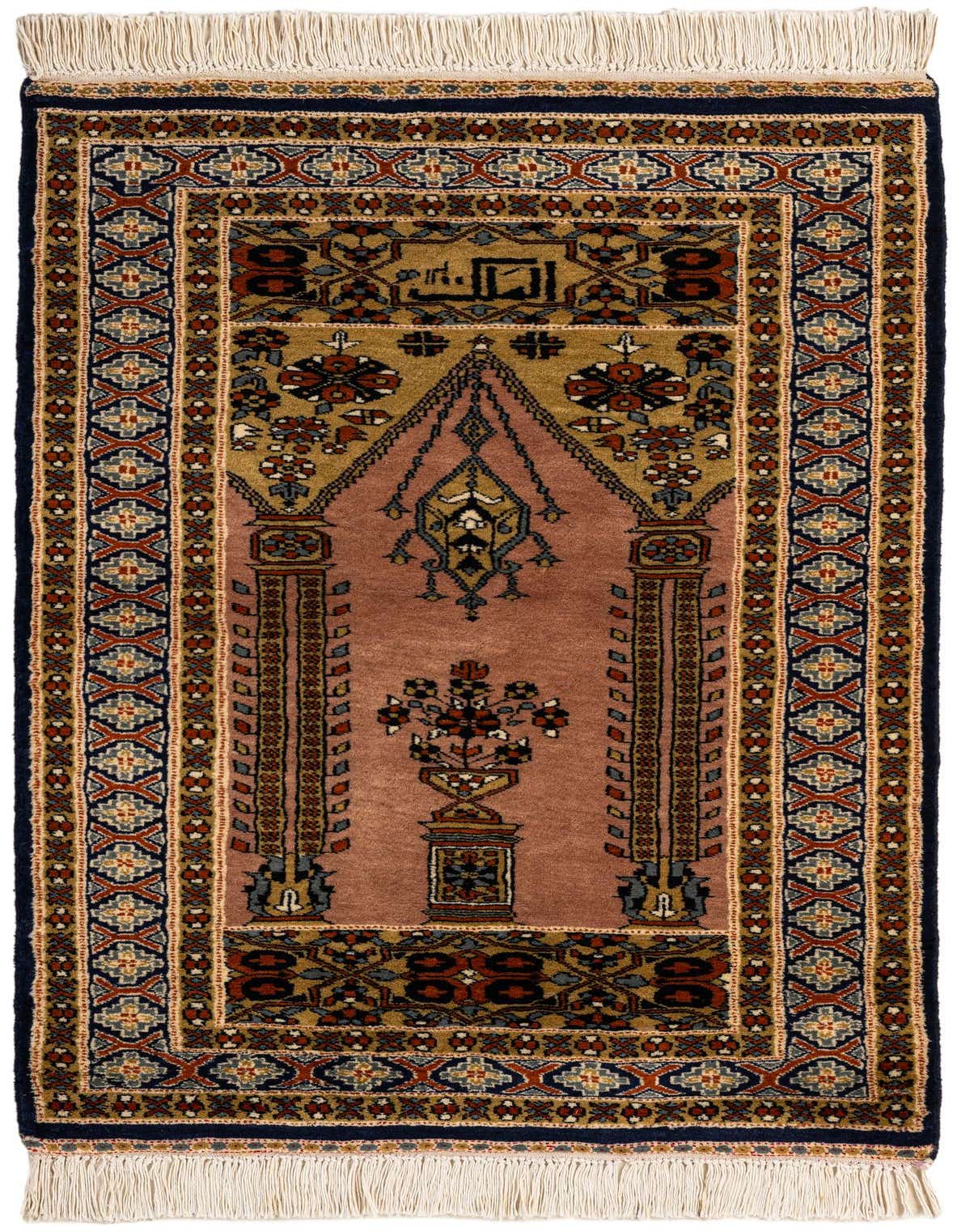 Primary image  2' 8 x 4' 3  Hand Knotted Bokhara Oriental Wool Rug