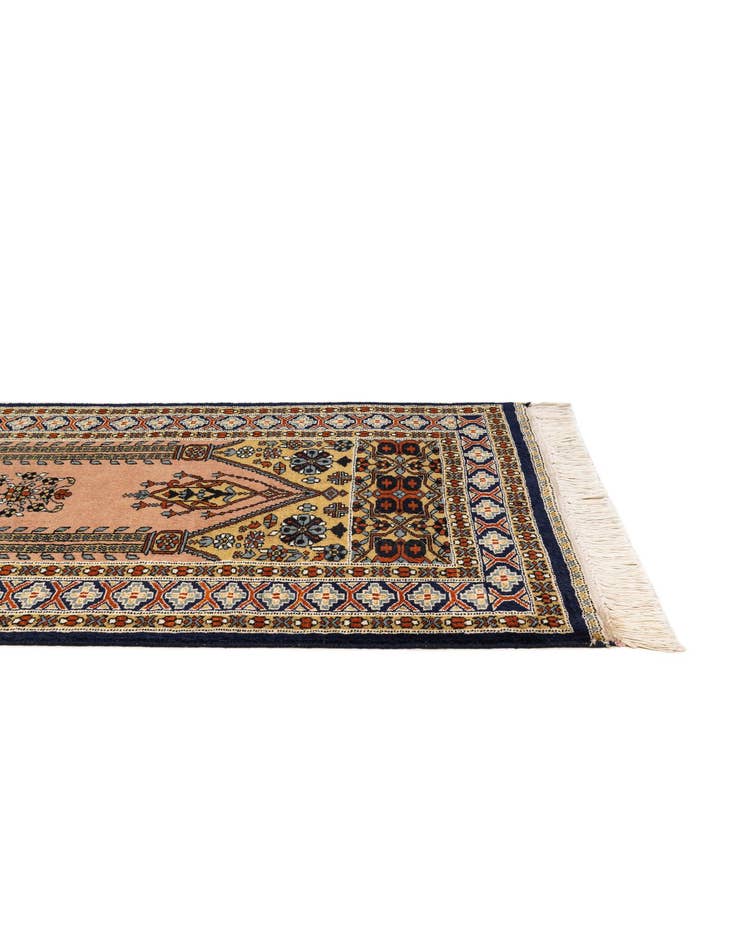 Detail image of  2' 7 x 4' 1  Hand Knotted Bokhara Oriental Wool Rug