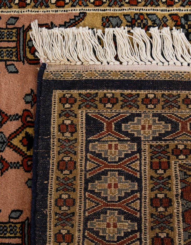 Detail image of  2' 7 x 4' 1  Hand Knotted Bokhara Oriental Wool Rug