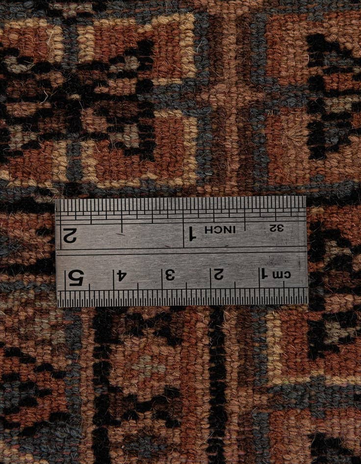 Detail image of  3' 2 x 5' 4  Hand Knotted Bokhara Oriental Wool Rug