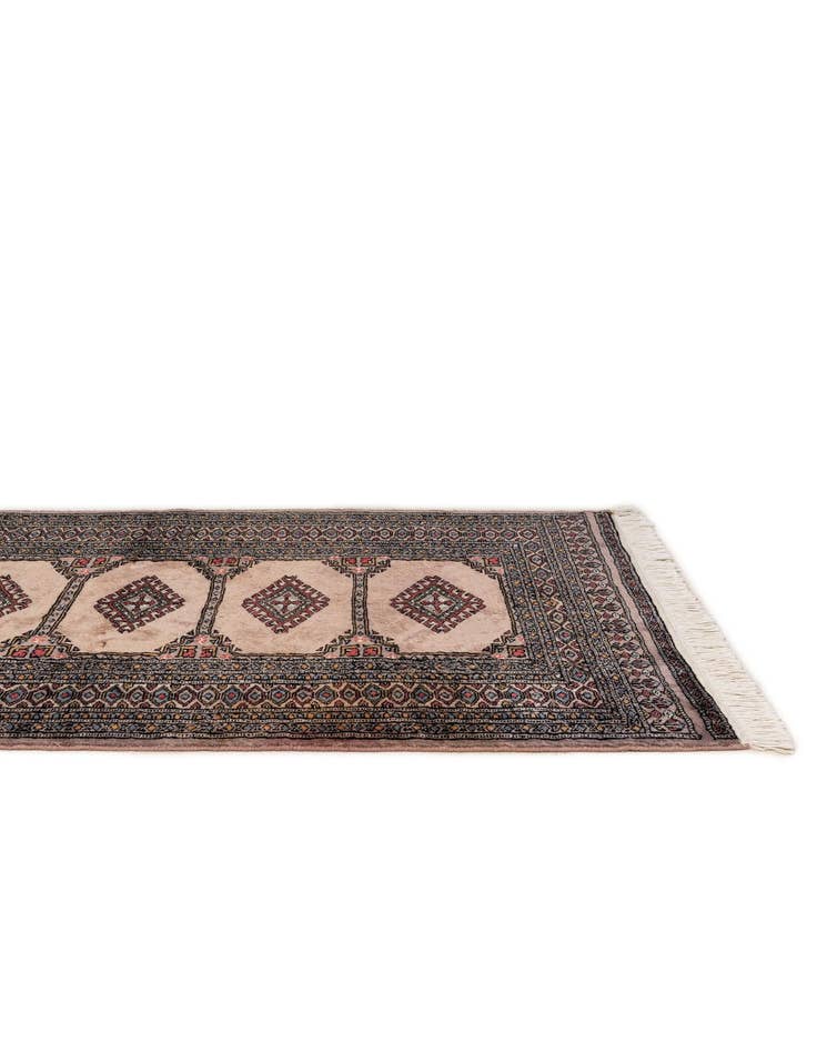 Detail image of  3' 1 x 5'  Hand Knotted Bokhara Oriental Wool Rug