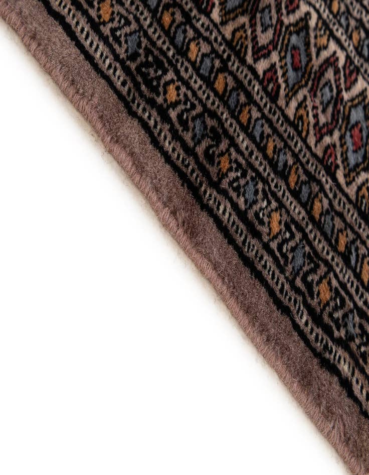 Detail image of  3' 1 x 5'  Hand Knotted Bokhara Oriental Wool Rug