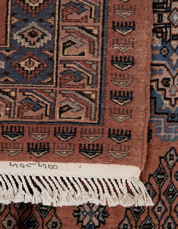 Detail image of  4' 3 x 6'  Hand Knotted Bokhara Oriental Wool Rug