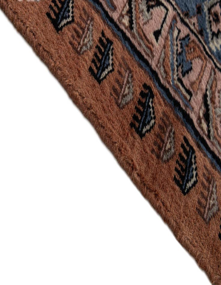 Detail image of  4' 3 x 6'  Hand Knotted Bokhara Oriental Wool Rug