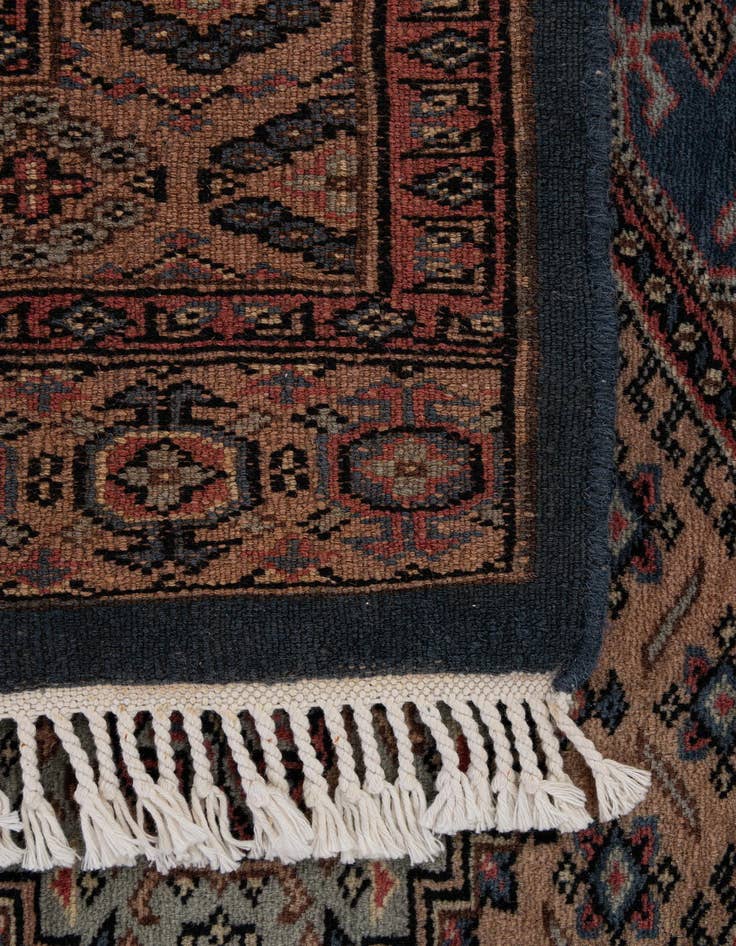 Detail image of  4' 3 x 5' 6  Hand Knotted Bokhara Oriental Wool Rug
