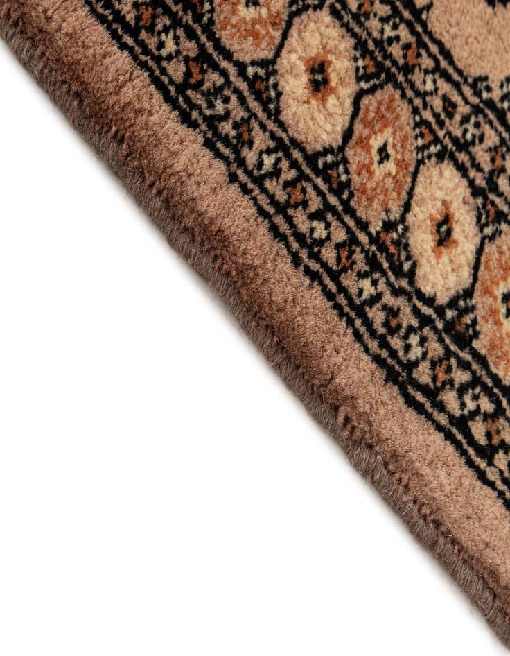 Detail image of  2' 1 x 3' 2  Hand Knotted Bokhara Oriental Wool Rug