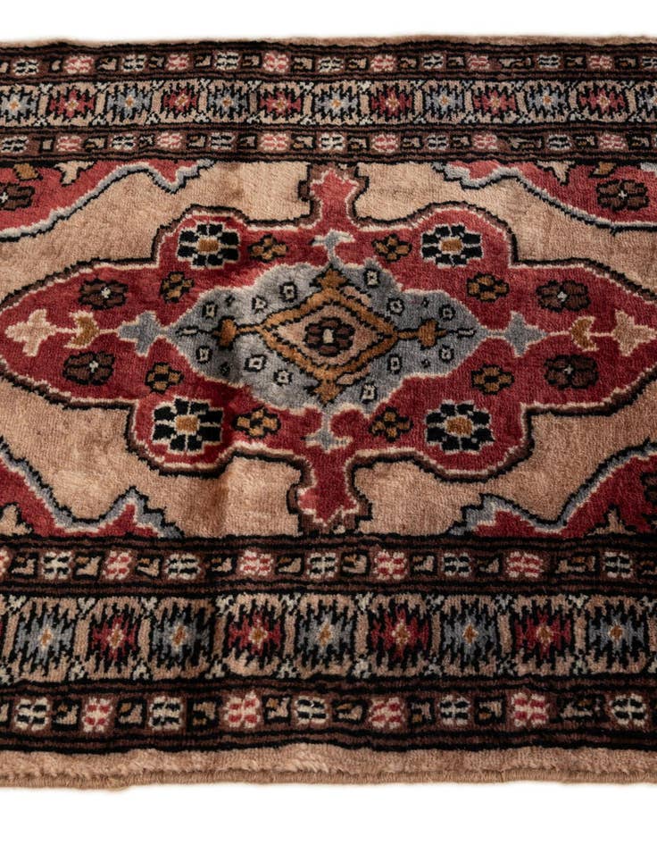 Detail image of  2' 2 x 3' 3  Hand Knotted Bokhara Oriental Wool Rug