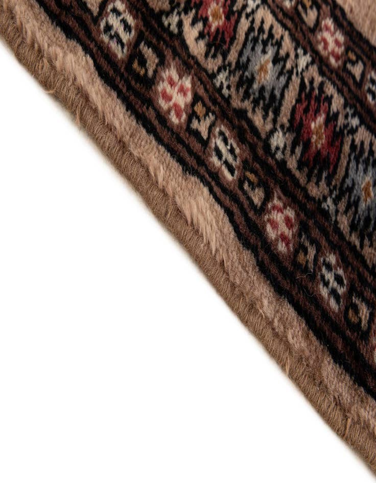 Detail image of  2' 2 x 3' 3  Hand Knotted Bokhara Oriental Wool Rug