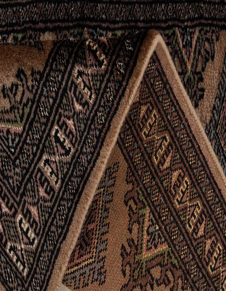 Detail image of  2' x 3' 5  Hand Knotted Bokhara Oriental Rug