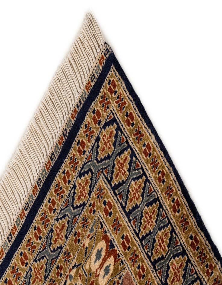 Detail image of  2' 9 x 3' 10  Hand Knotted Bokhara Oriental Wool Rug