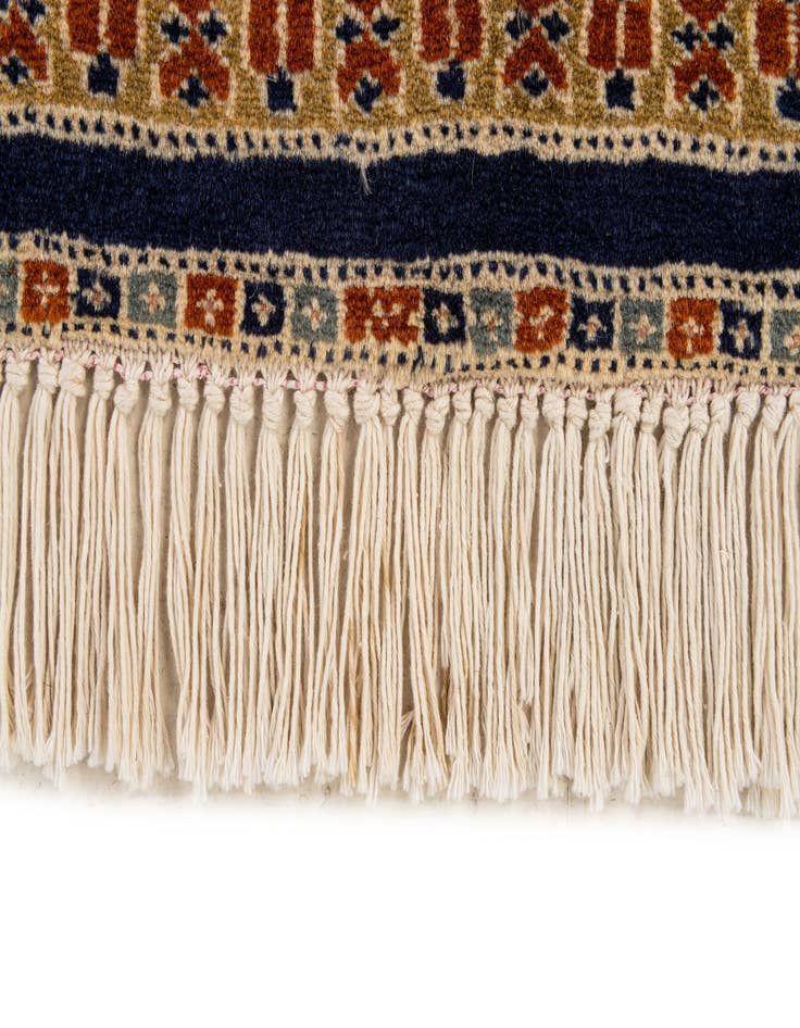 Detail image of  2' 9 x 3' 10  Hand Knotted Bokhara Oriental Wool Rug