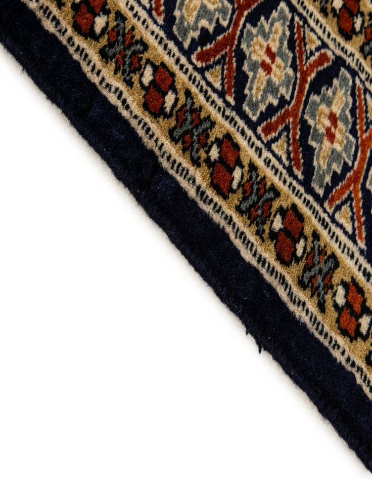 Detail image of  2' 9 x 4' 2  Hand Knotted Bokhara Oriental Wool Rug