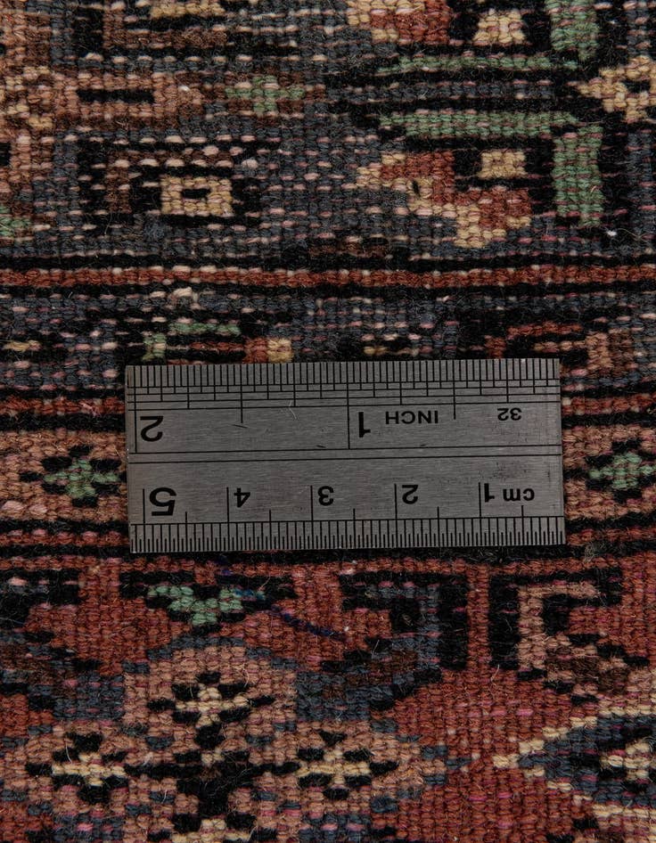 Detail image of  4' 4 x 5' 5  Hand Knotted Bokhara Oriental Wool Rug