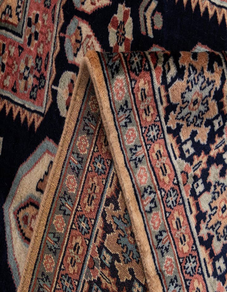 Detail image of  5' 3 x 8' 2  Hand Knotted Bokhara Oriental Wool Rug