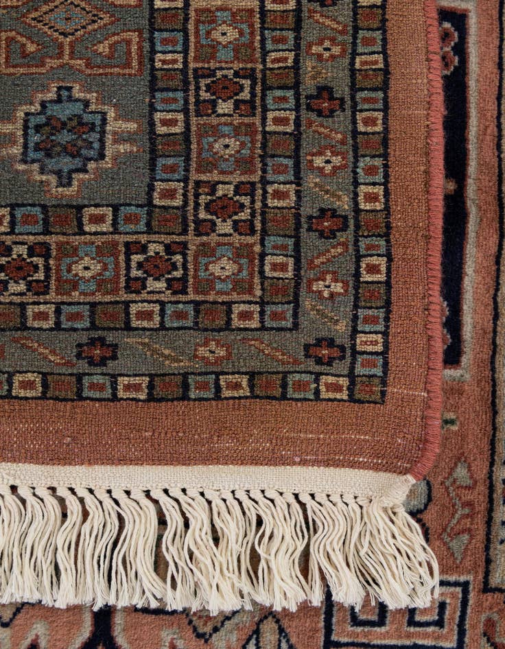 Detail image of  5' 4 x 8' 8  Hand Knotted Bokhara Oriental Wool Rug