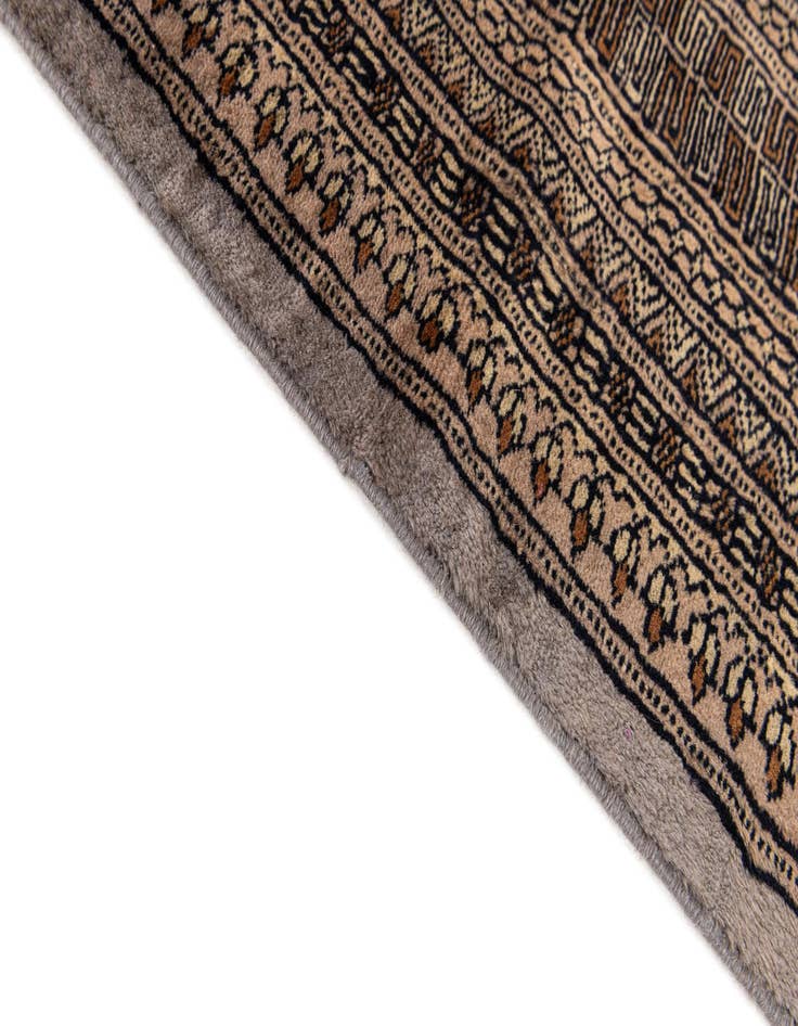 Detail image of  7' x 10'  Hand Knotted Bokhara Oriental Wool Rug