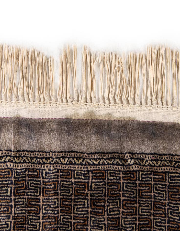 Detail image of  7' x 10'  Hand Knotted Bokhara Oriental Wool Rug