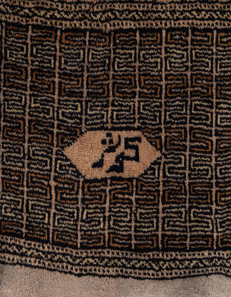 Detail image of  7' x 10'  Hand Knotted Bokhara Oriental Wool Rug