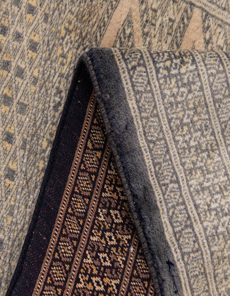 Detail image of  2' x 2' 11  Hand Knotted Bokhara Oriental Wool Rug