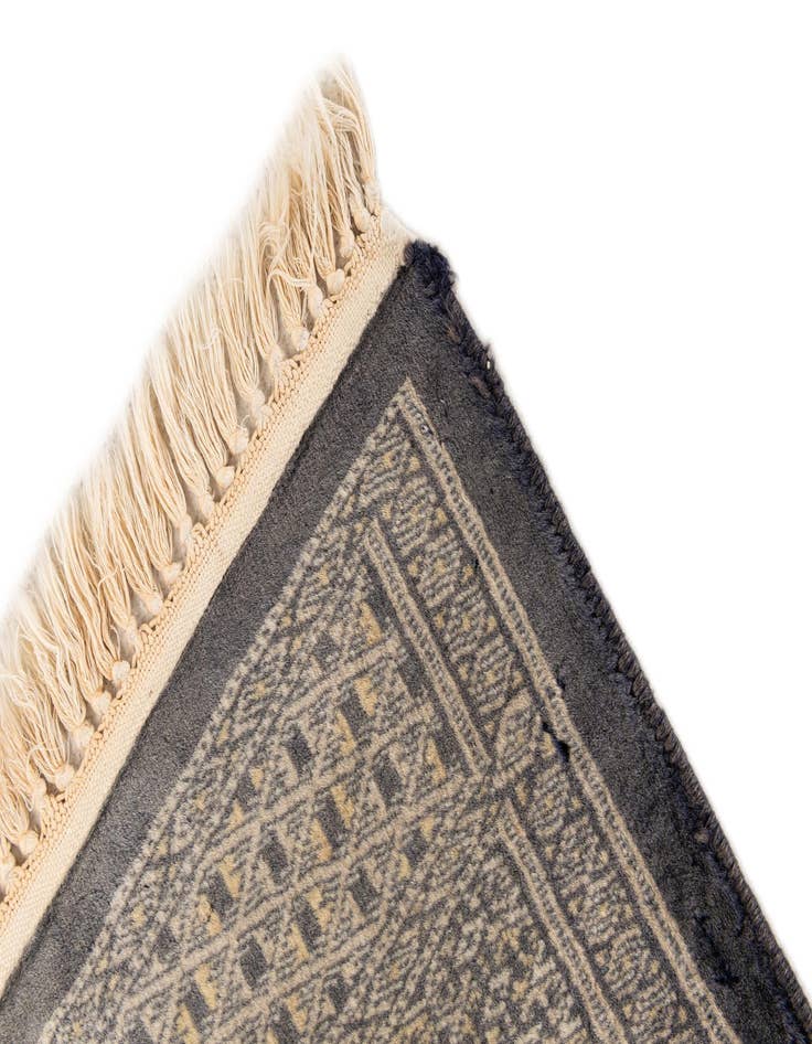 Detail image of  2' x 2' 11  Hand Knotted Bokhara Oriental Wool Rug