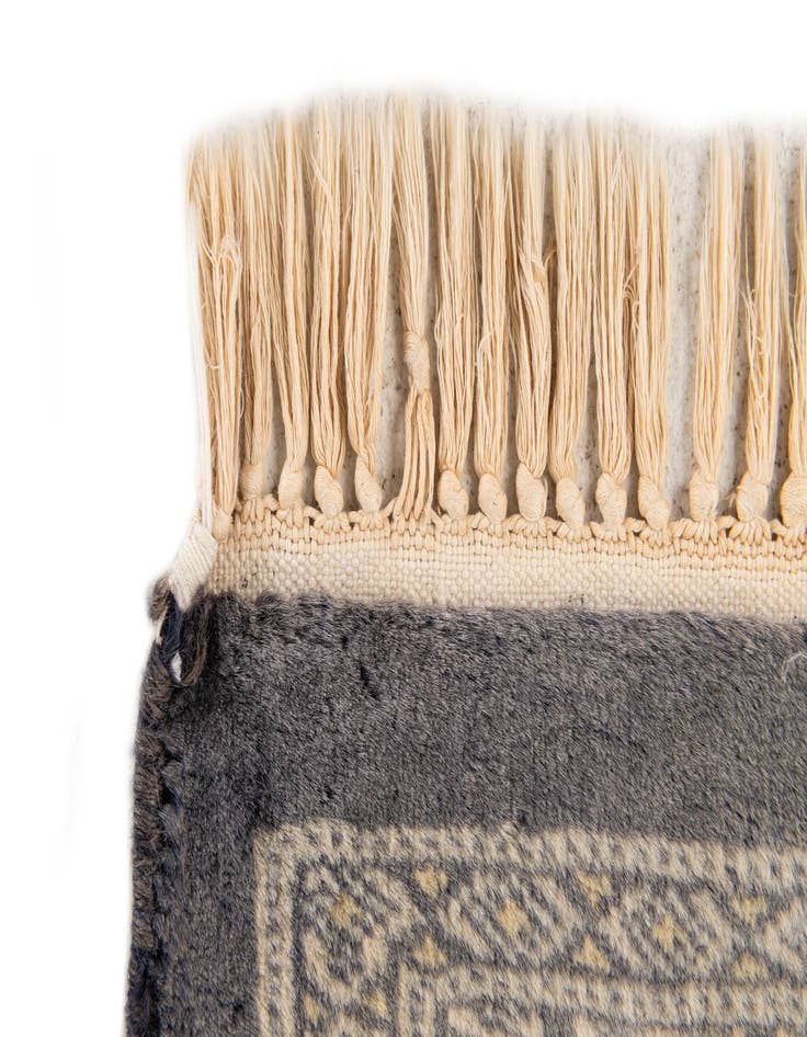 Detail image of  2' x 2' 11  Hand Knotted Bokhara Oriental Wool Rug