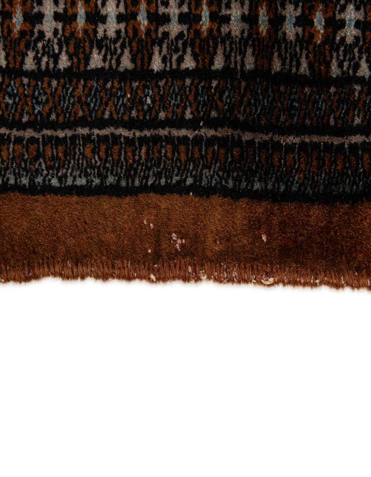 Detail image of  3' 9 x 5' 11  Hand Knotted Bokhara Oriental Wool Rug