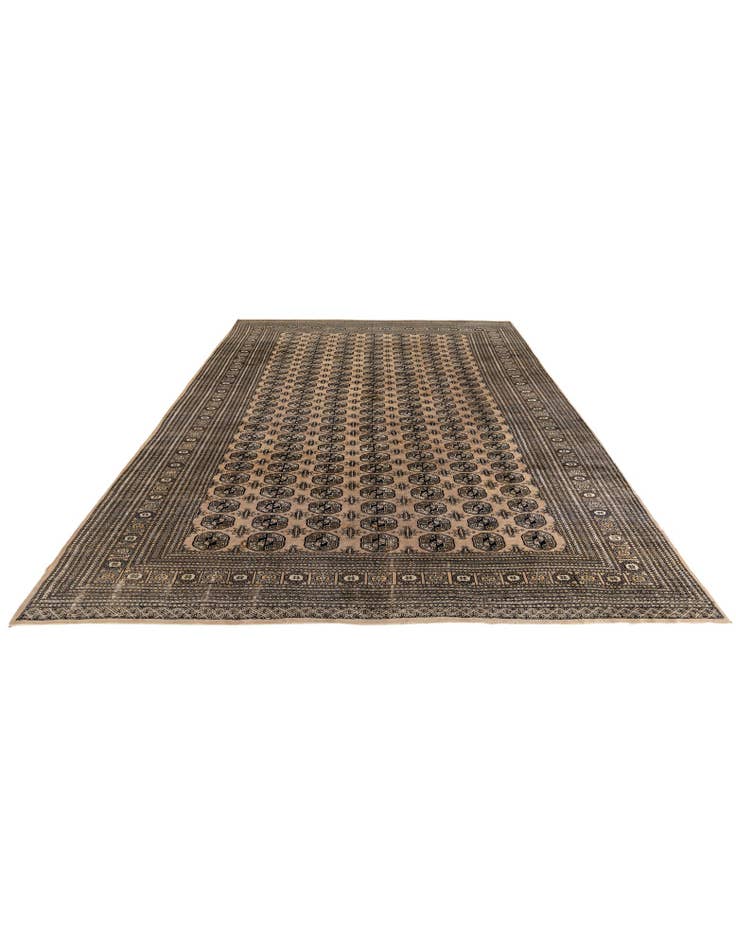 Detail image of  8' 3 x 11' 1  Hand Knotted Bokhara Oriental Rug