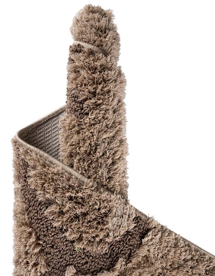 Detail image of  5' x 8' Botanical Shag Rug