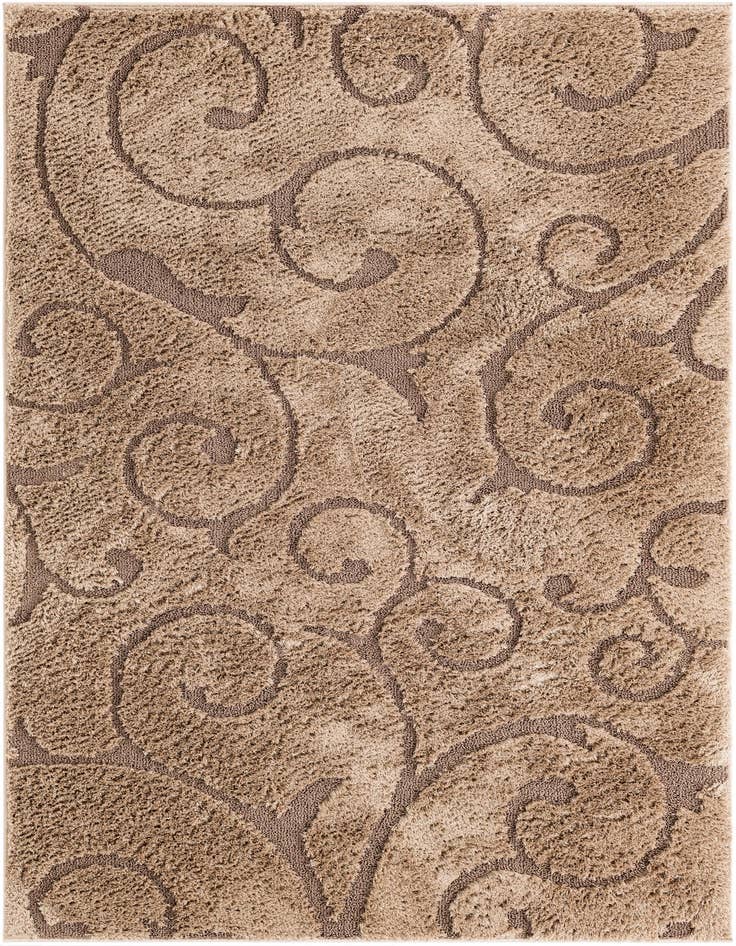 Detail image of 5' x 8' Botanical Shag Rug