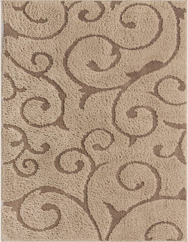 Detail image of  4' x 6' Botanical Shag Rug