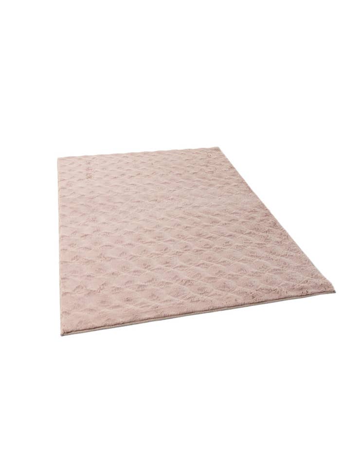 Detail image of  5' 1 x 6' 11 Carved Solid Rabbit Rug