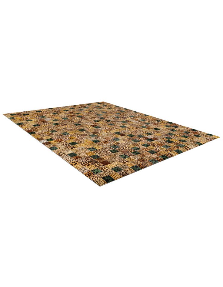 Detail image of  8' x 9' 11 Cowhide - Patchwork Rug