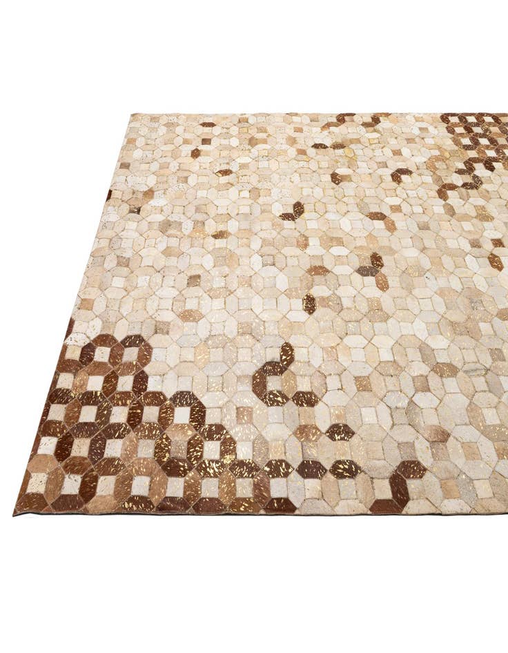 Detail image of  8' x 10' Cowhide - Patchwork Rug
