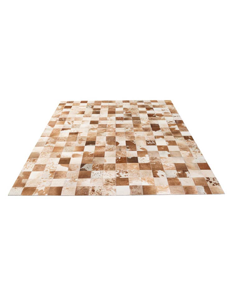 Detail image of  8' x 9' 11 Cowhide - Patchwork Rug