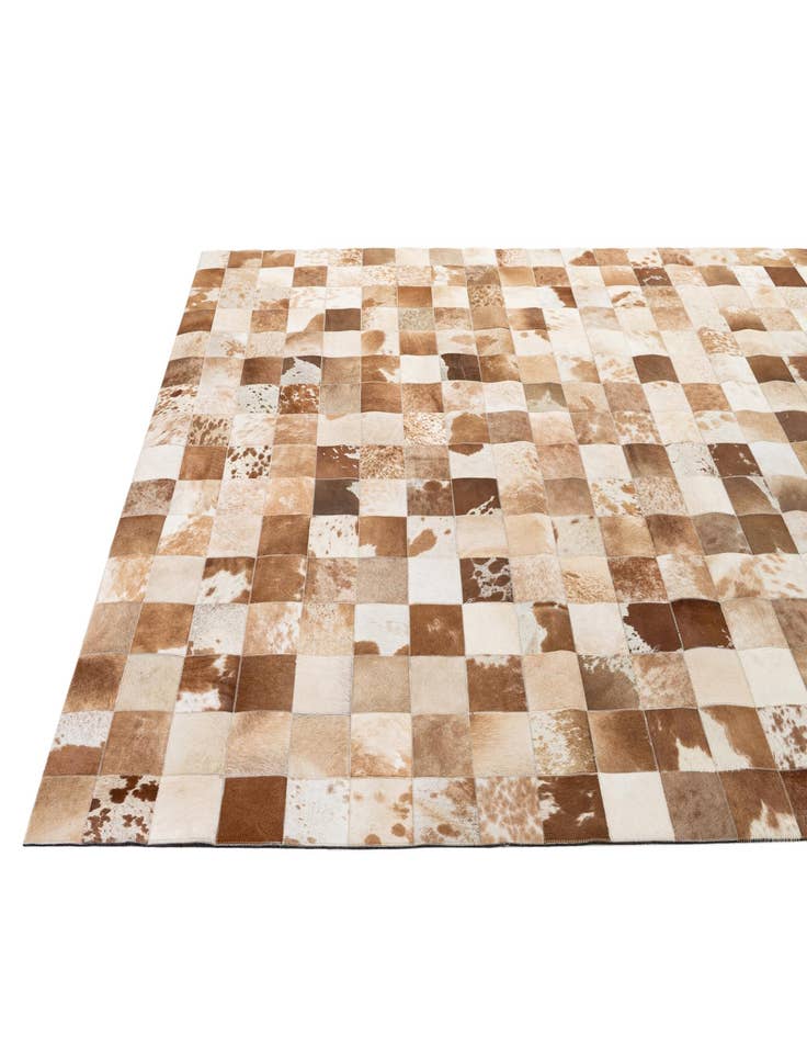 Detail image of  8' x 9' 11 Cowhide - Patchwork Rug