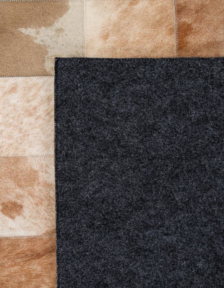 Detail image of  8' x 9' 11 Cowhide - Patchwork Rug