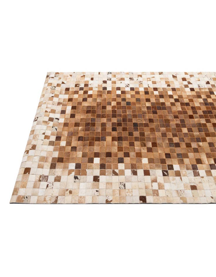 Detail image of  5' x 7' 11 Cowhide - Patchwork Rug