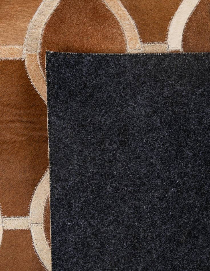 Detail image of  5' x 7' 11 Cowhide - Patchwork Rug