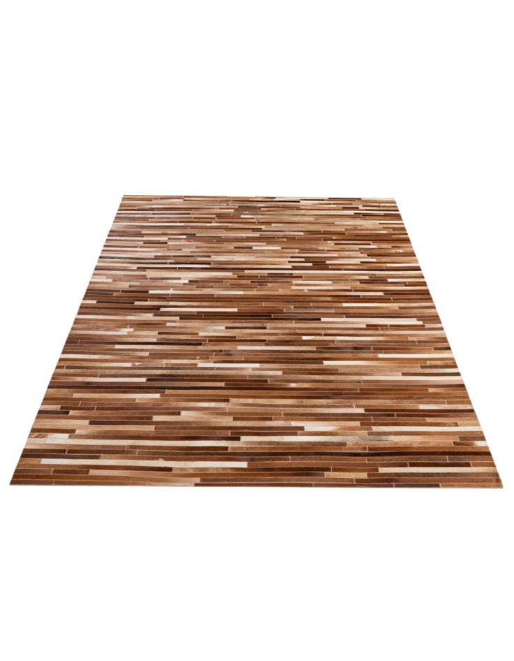 Detail image of  5' 1 x 7' 10 Cowhide - Patchwork Rug