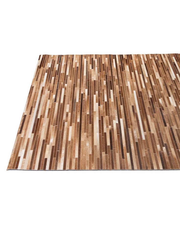 Detail image of  5' x 7' 11 Cowhide - Patchwork Rug