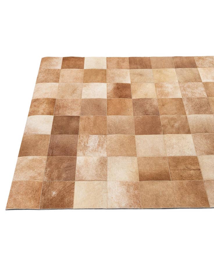Detail image of  3' 11 x 5' 11 Cowhide - Patchwork Rug