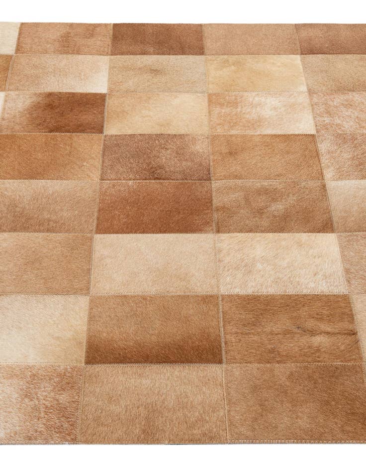 Detail image of  3' 11 x 5' 11 Cowhide - Patchwork Rug