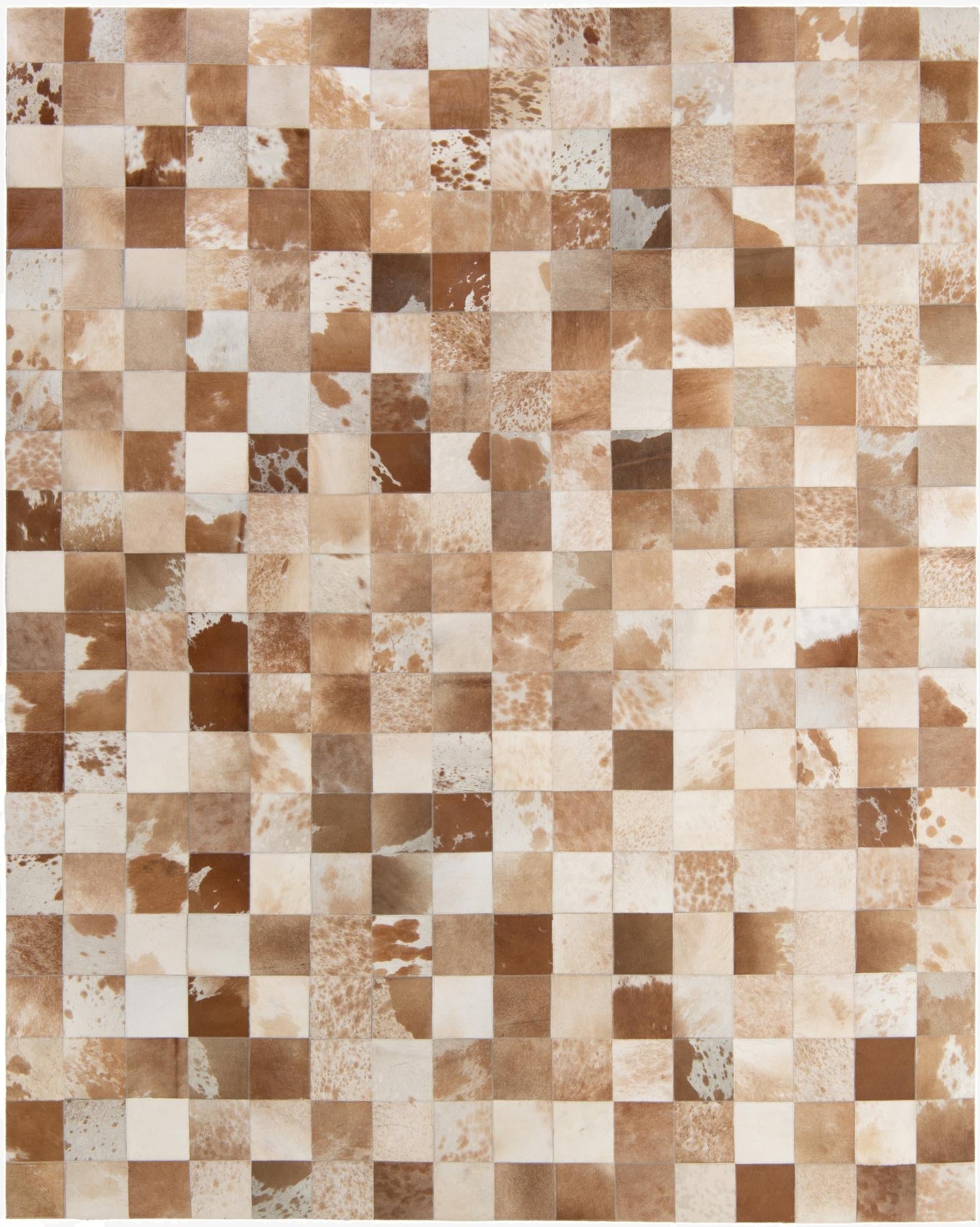 8' x 9' 11 Cowhide - Patchwork Rug
