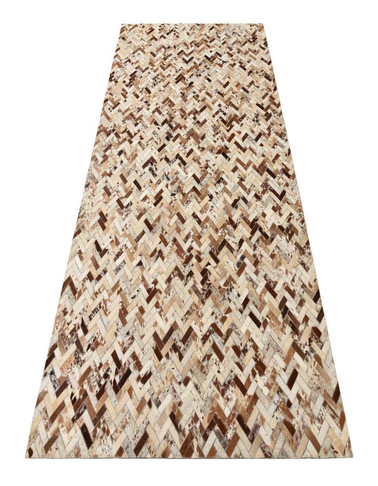 Detail image of  5' x 8' Cowhide Leather Rug