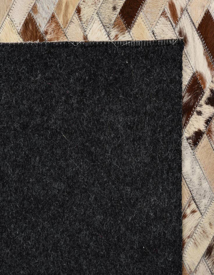 Detail image of  5' x 8' Cowhide Leather Rug