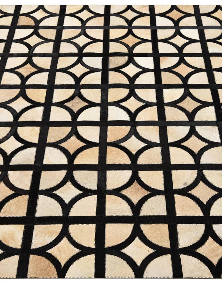 Detail image of  5' x 8' Cowhide Leather Rug