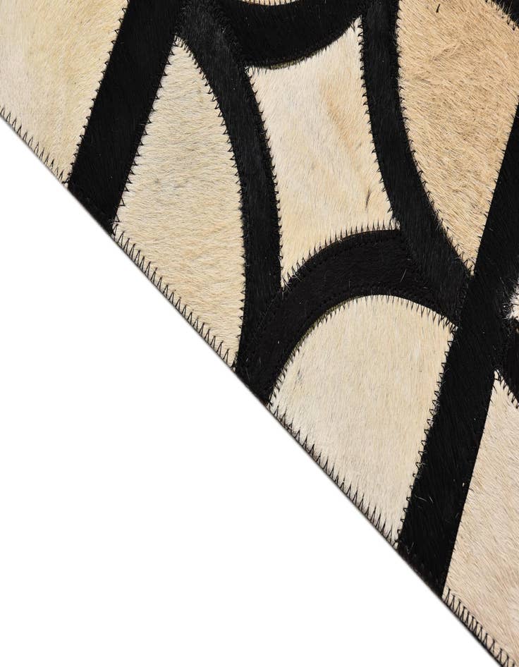 Detail image of  5' x 8' Cowhide Leather Rug