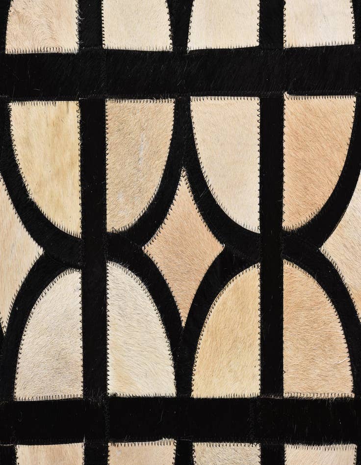 Detail image of  5' x 8' Cowhide Leather Rug