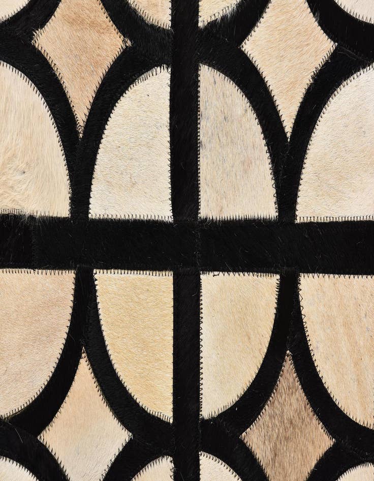 Detail image of  5' x 8' Cowhide Leather Rug